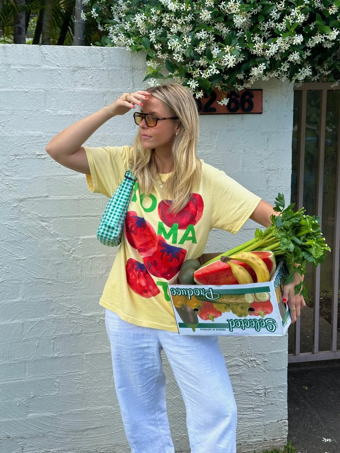 MAKU THE LABEL - Tomato - Full Length T-Shirt - Butter