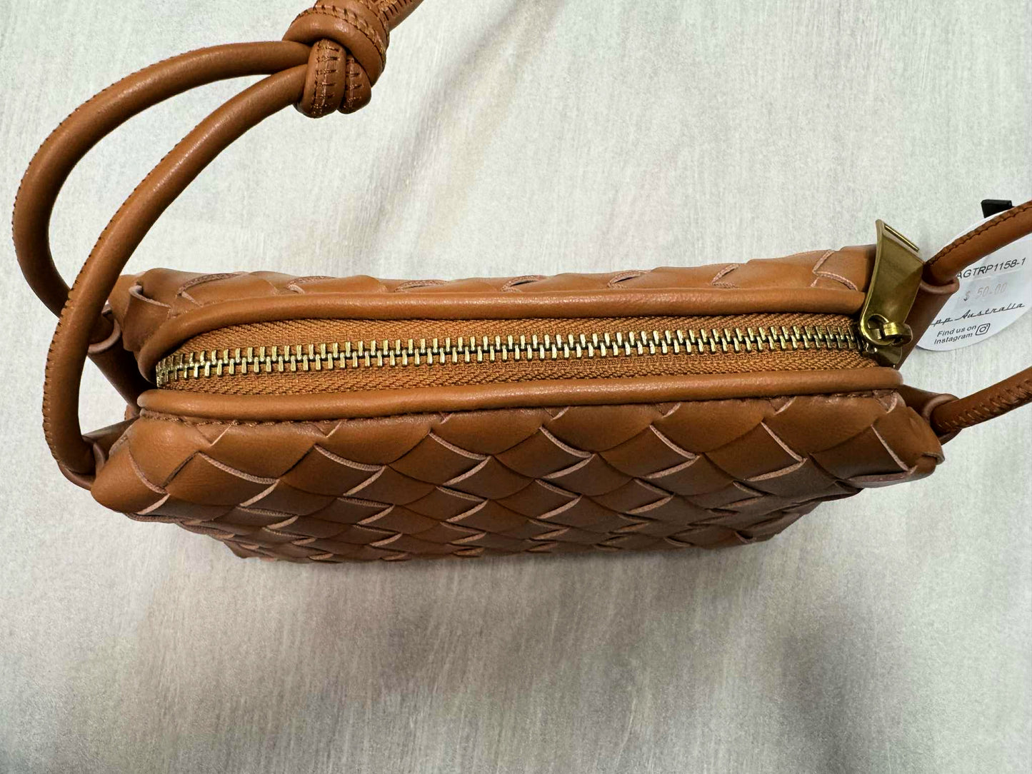 Tripp - Weave Bag - Tan
