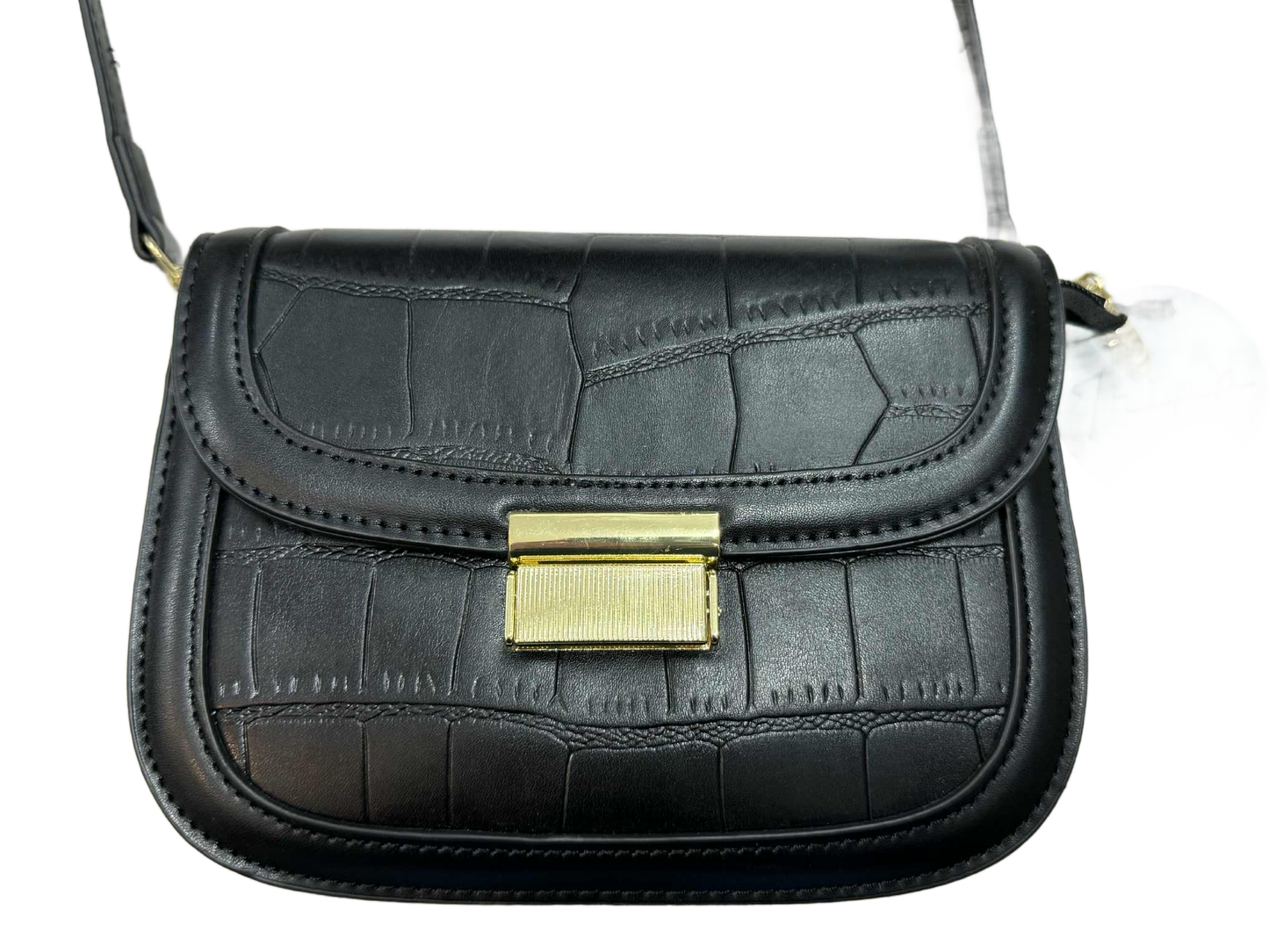 Tripp - Textured Saddle Bag - Black