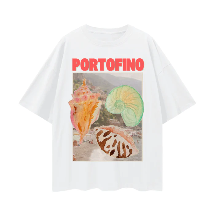 MAKU THE LABEL - Portofino - Oversize T-Shirt - White