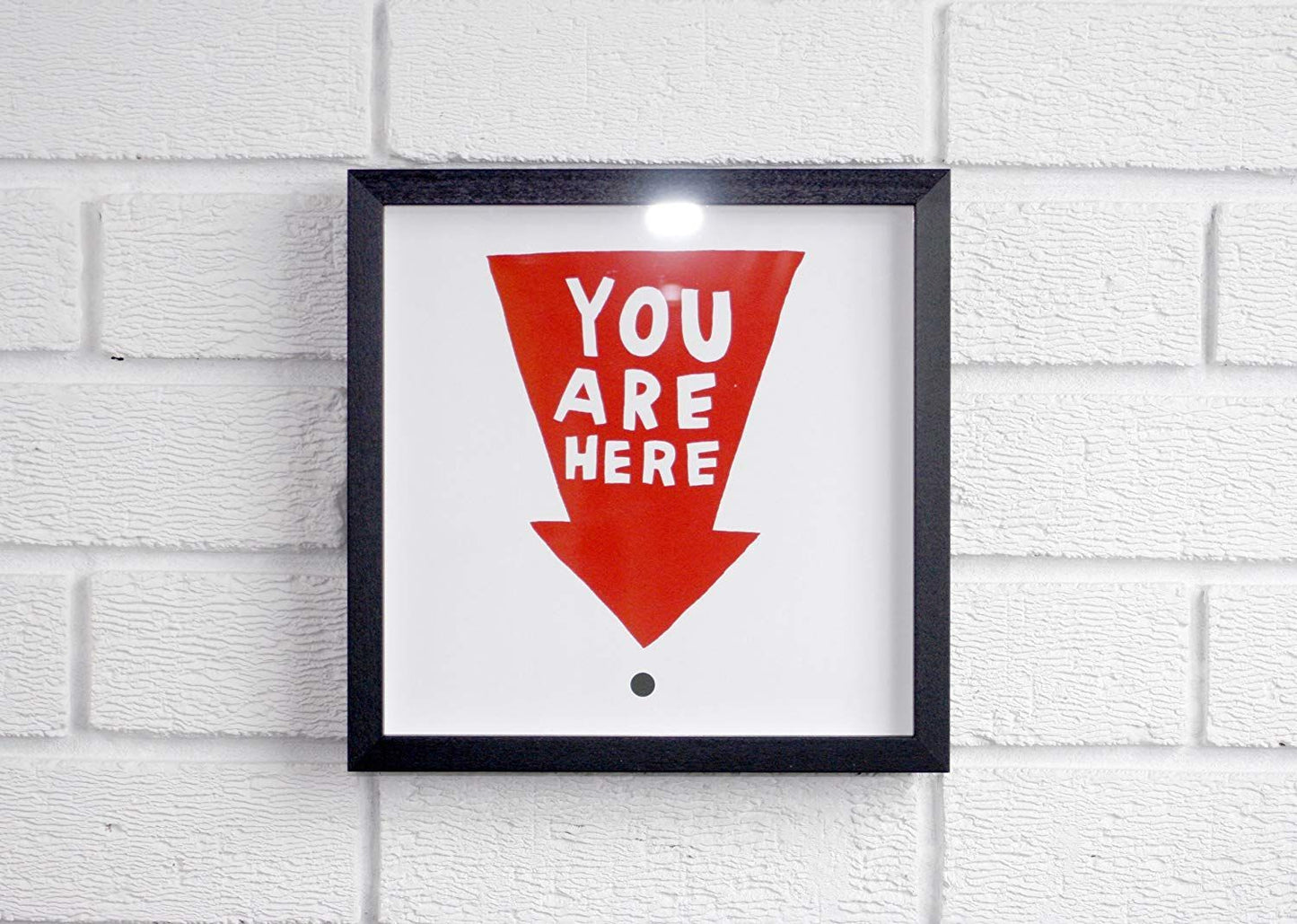 ART SLICE - You Are Here (framed print)