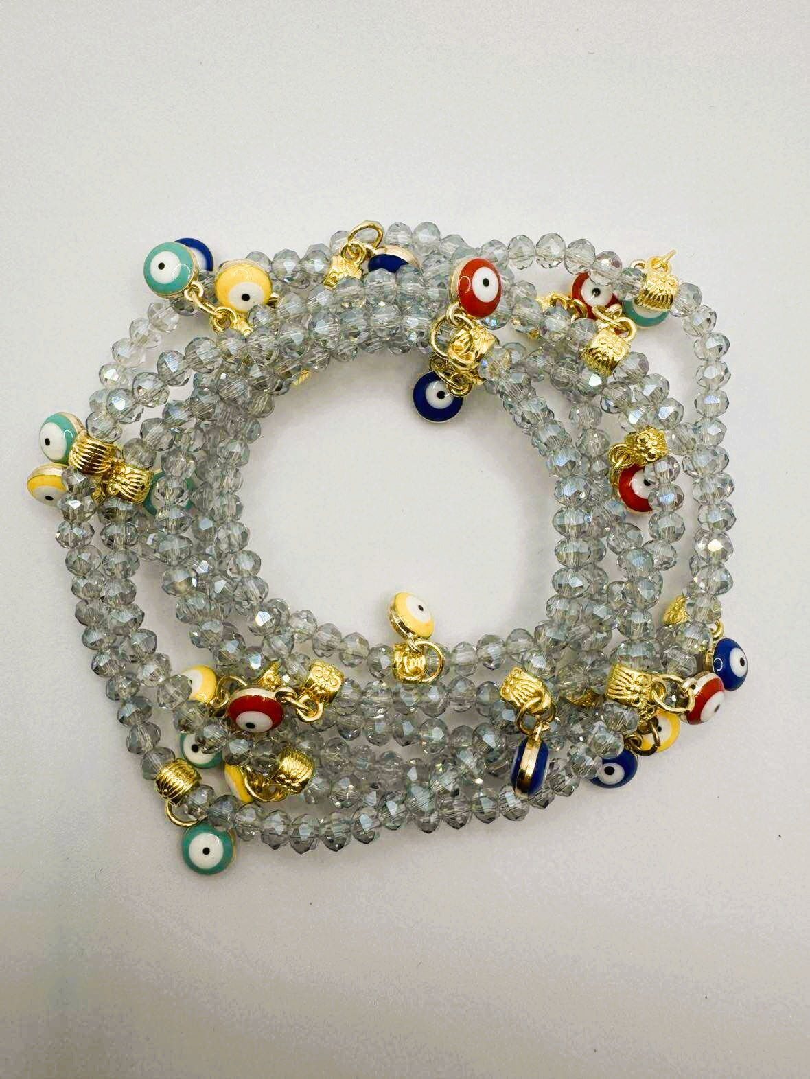 BRACELET - Mati Eye - Light Azore