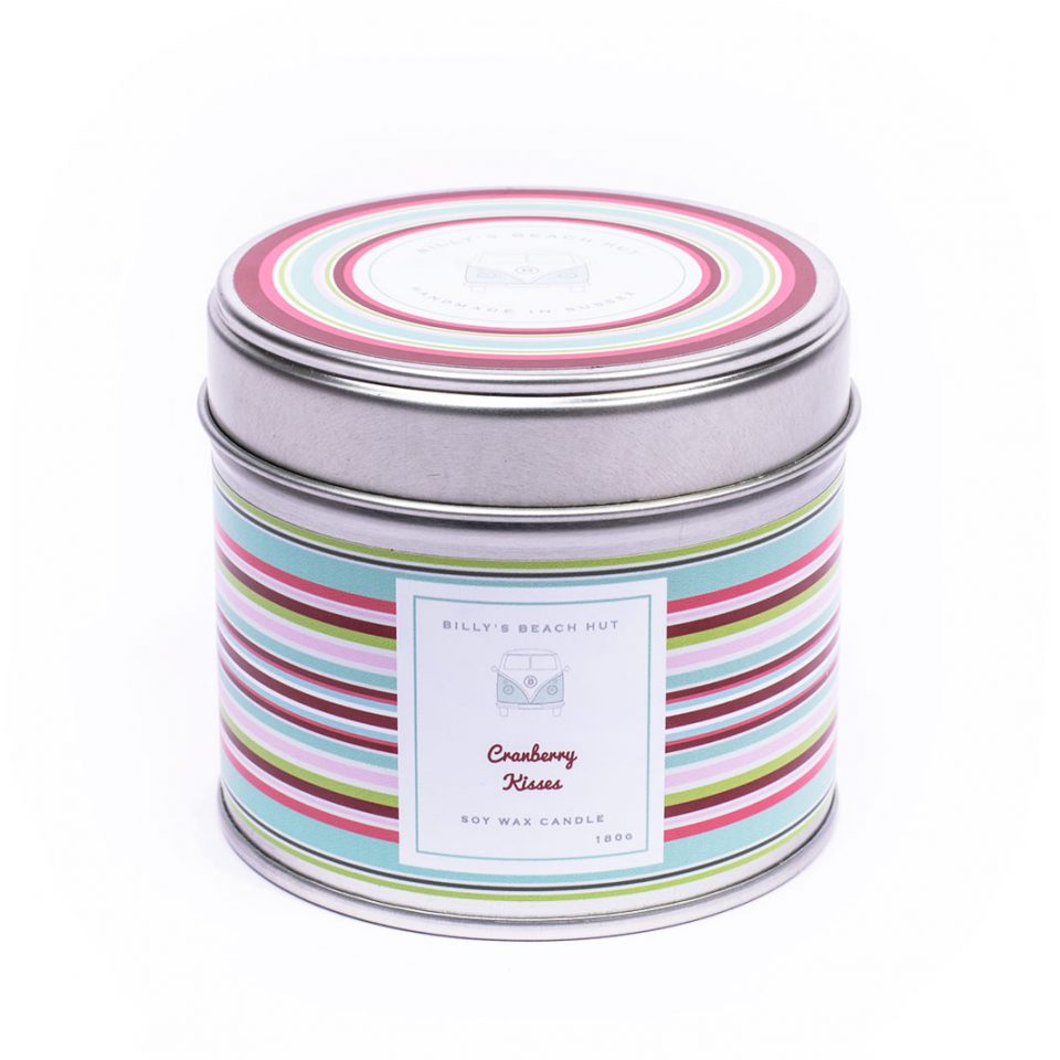 BILLY'S BEACH HUT - Candle in Tin - select from 12 scents