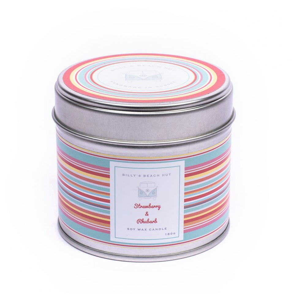 BILLY'S BEACH HUT - Candle in Tin - select from 12 scents