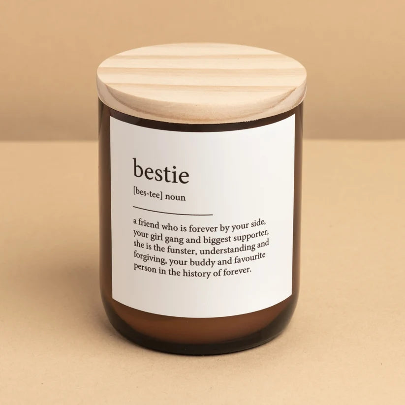 THE COMMONFOLK - Dictionary Meaning Candle - Bestie