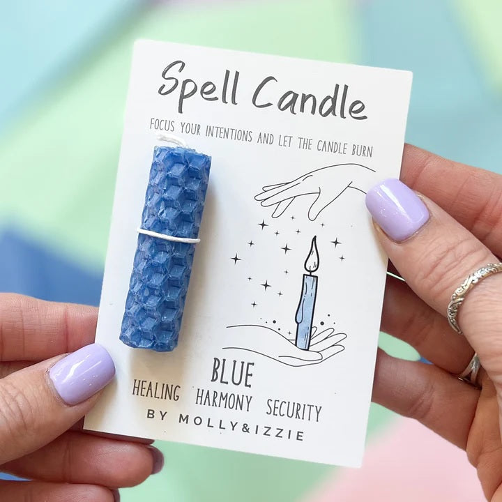 BY MOLLY & IZZIE - Spell Candle - Blue