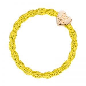 BY ELOISE - Metallic Bangle Band - Gold Heart - select from 6 colours