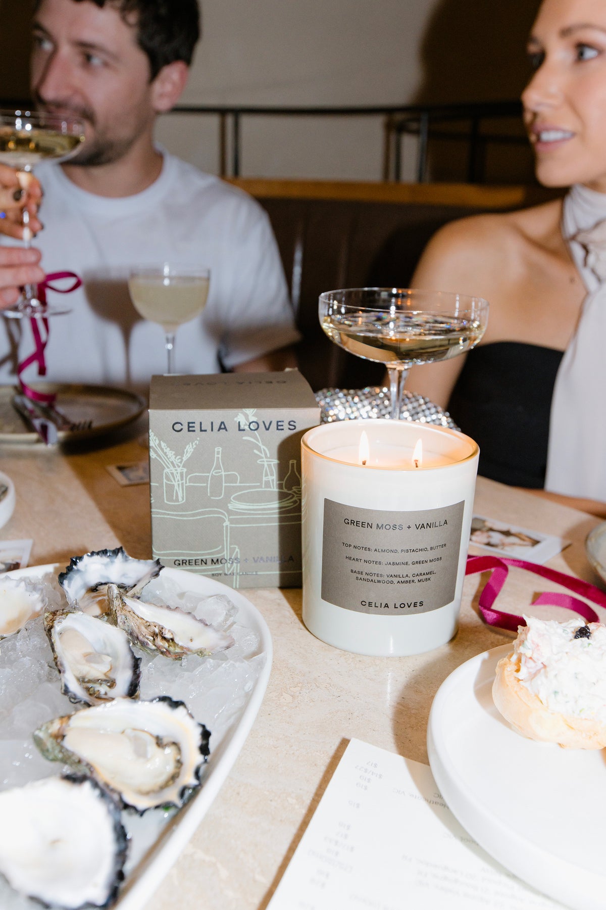 CELIA LOVES - Soy Candles - Green Moss & Vanilla 395g