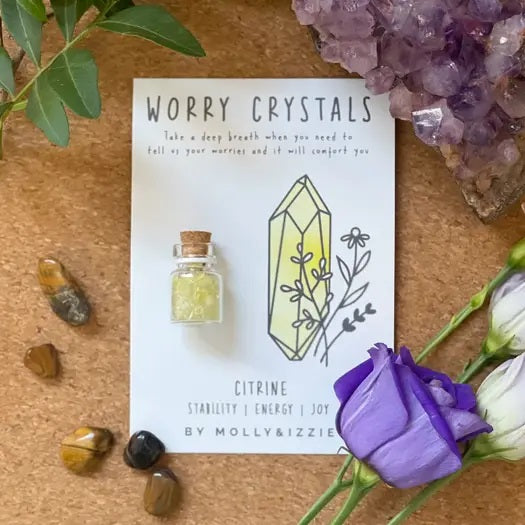 BY MOLLY & IZZIE - Worry Crystal - Citrine