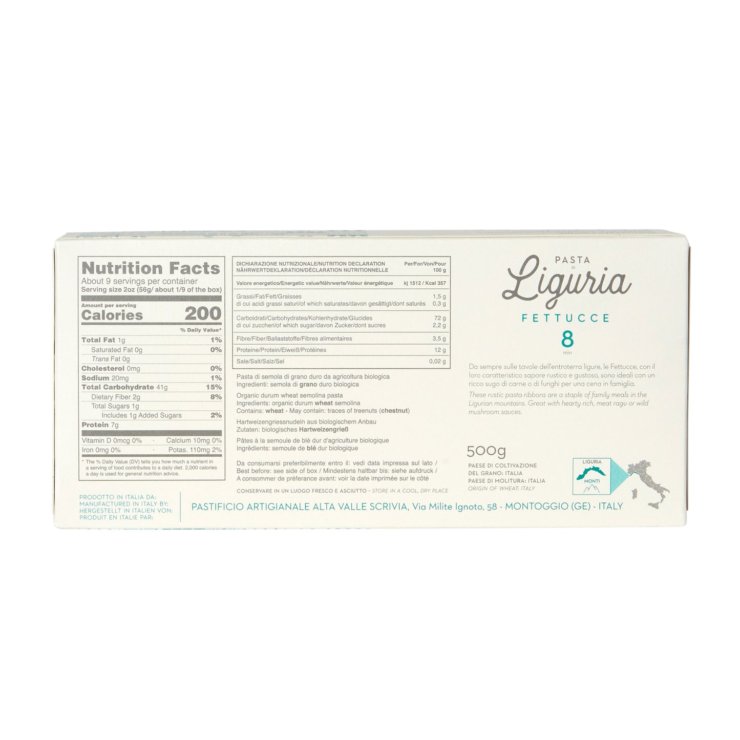 PASTA DI LIGURIA - Fettucce 500g