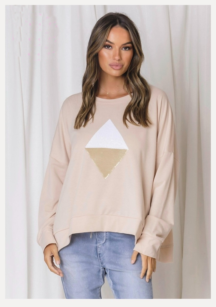 LOVE LILY THE LABEL - Shine Bright Like A Diamond Sweater