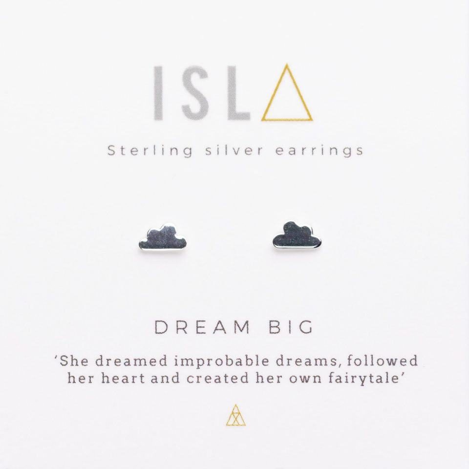 ISLA - Earrings - Dream Big - Silver