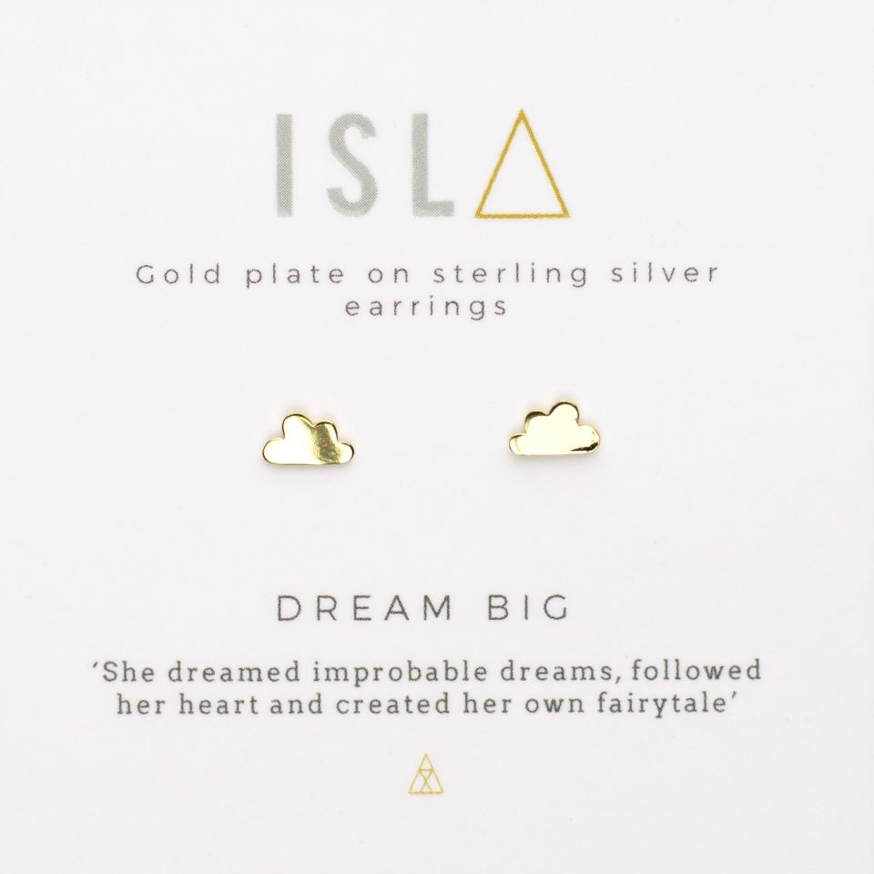 ISLA - Earrings - Dream Big - Gold