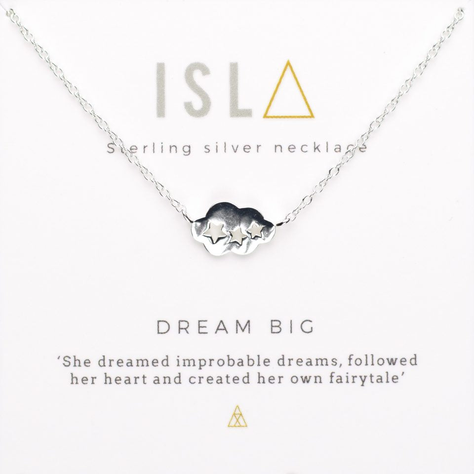 ISLA - Necklace - Dream Big - Silver
