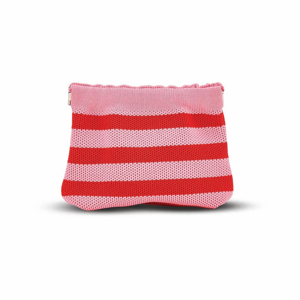 ANNABEL TRENDS - Dumpling Pouch - Pink/Red