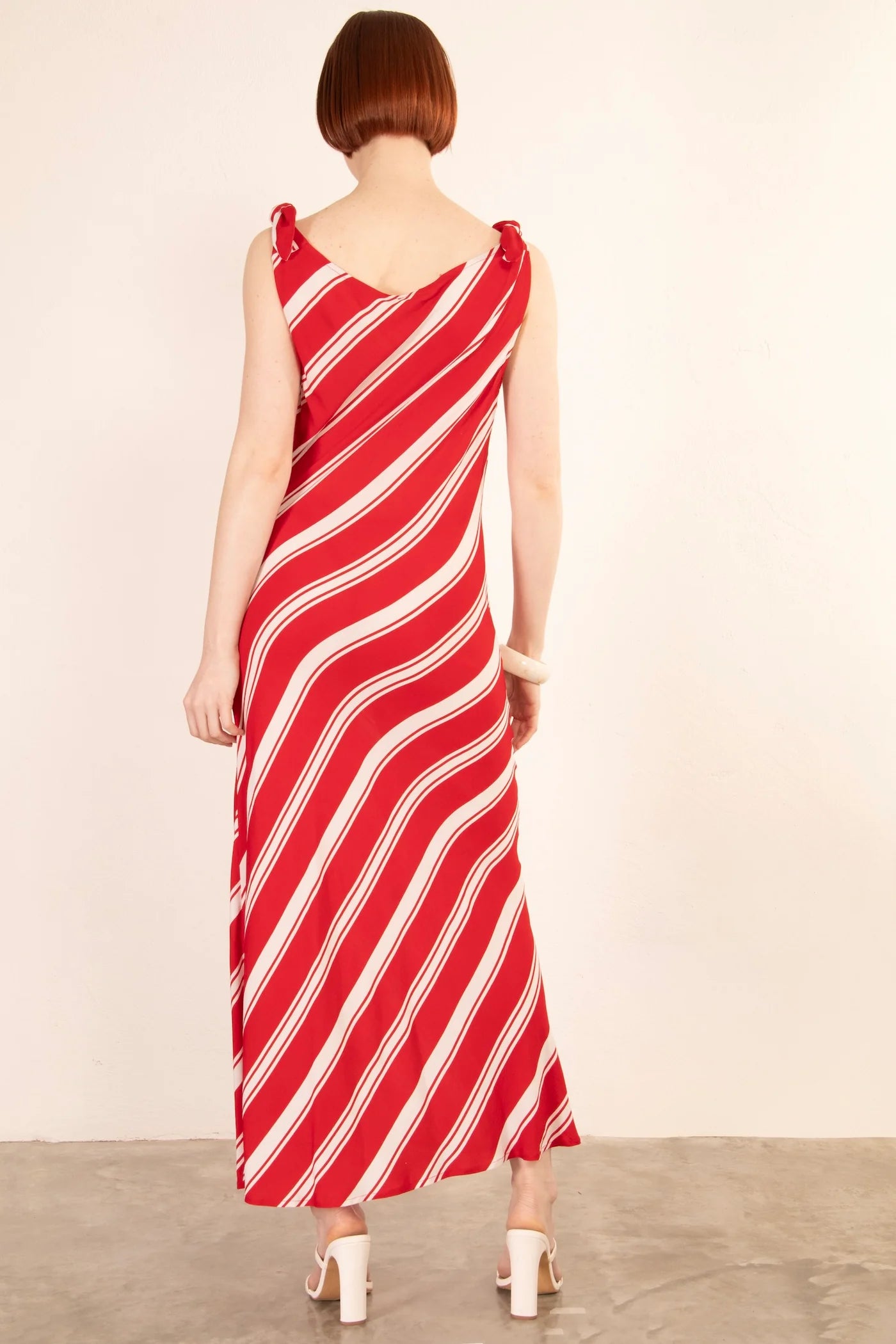 SLIDE SHOW - Riviera Dress - Red Stripe