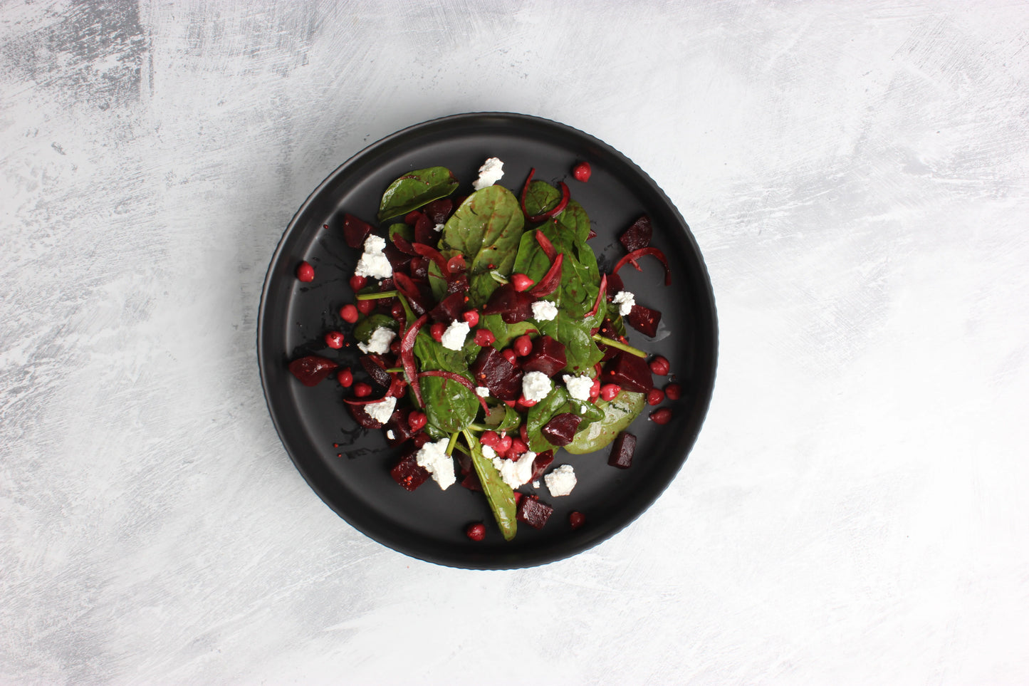 GABEL AND TELLER - Matte Black Salad Bowl - Size: 26cm