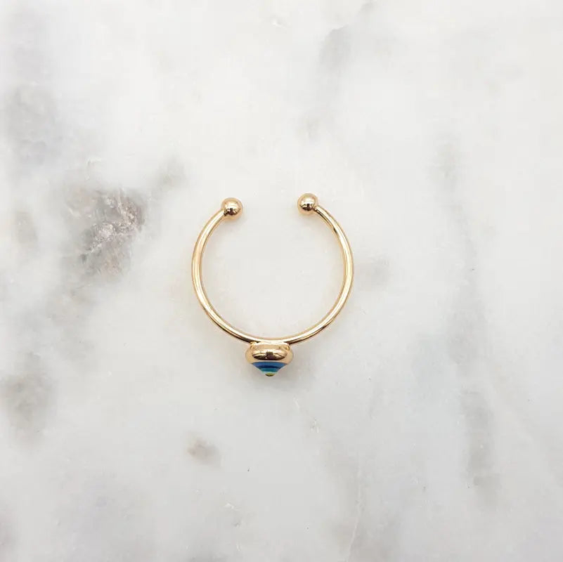 CHRYSALINI - RING - Mati Single Eye - Gold