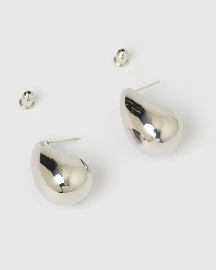 IZOA - EARRINGS - Solene Stud - Silver