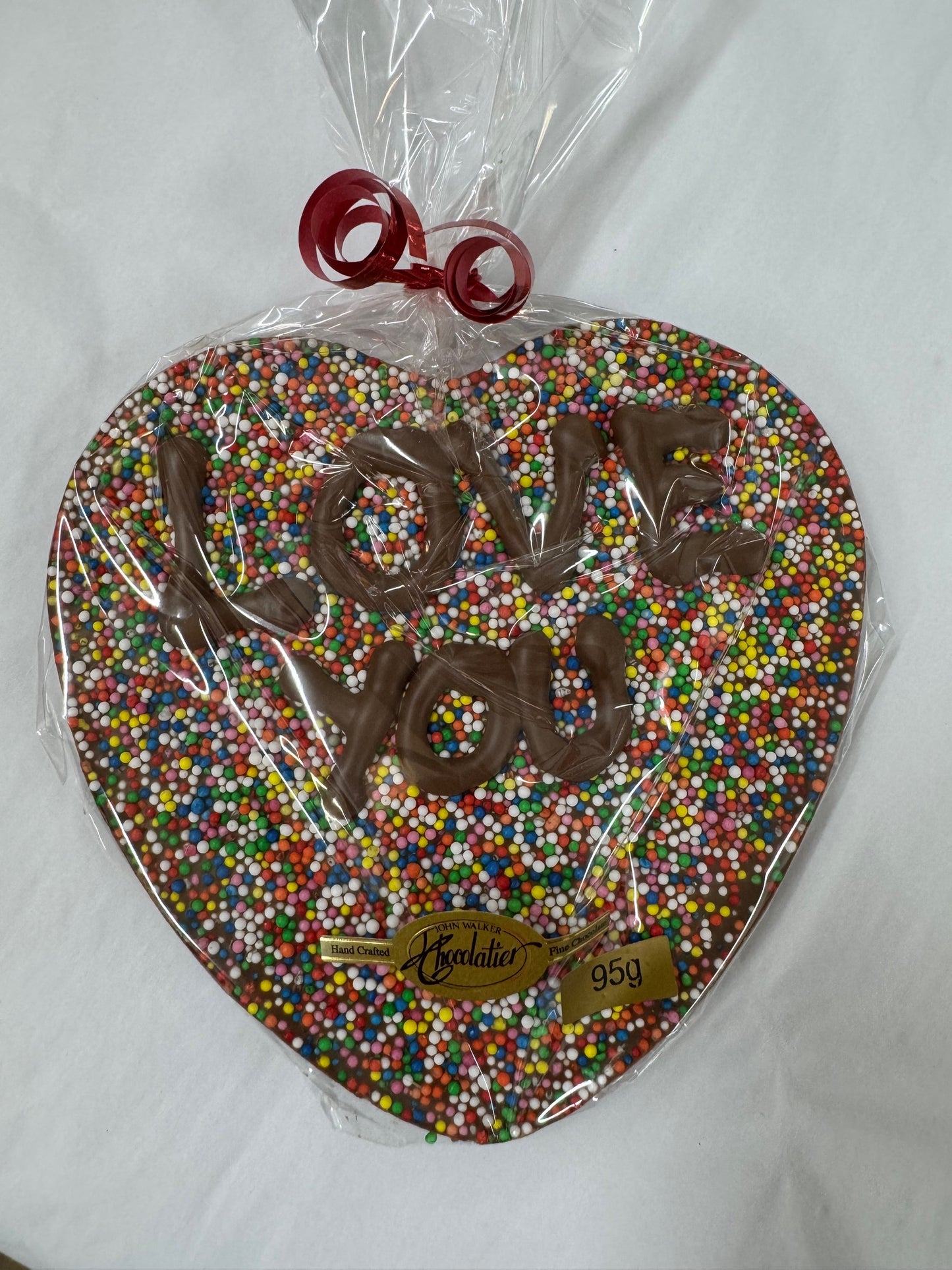 JOHN WALKER CHOCOLATIER - Love You Giant Heart Freckle