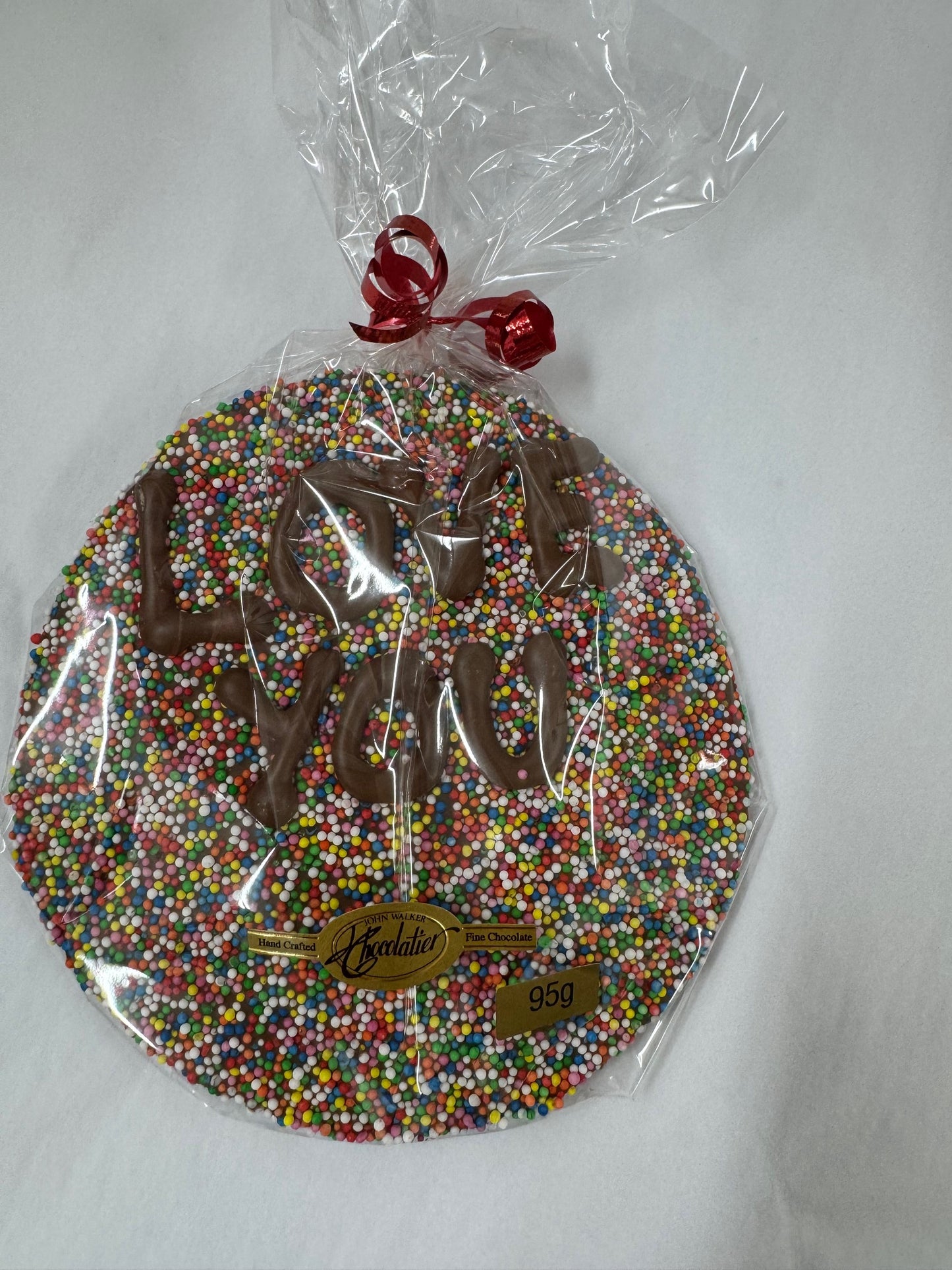 JOHN WALKER CHOCOLATIER - Love You Giant Round Freckle