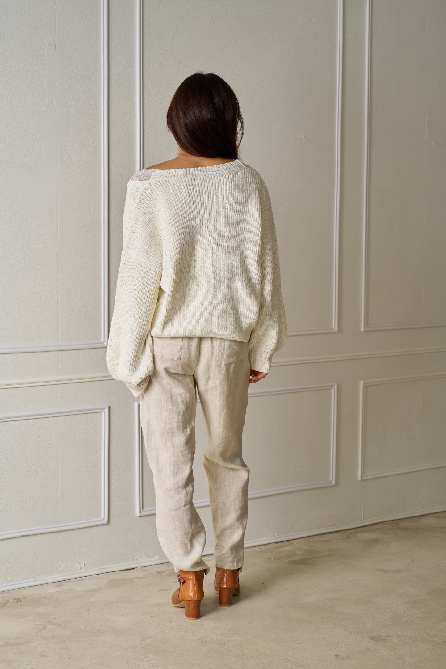 VALERIA LABEL - Lola Lace Knit - Natural
