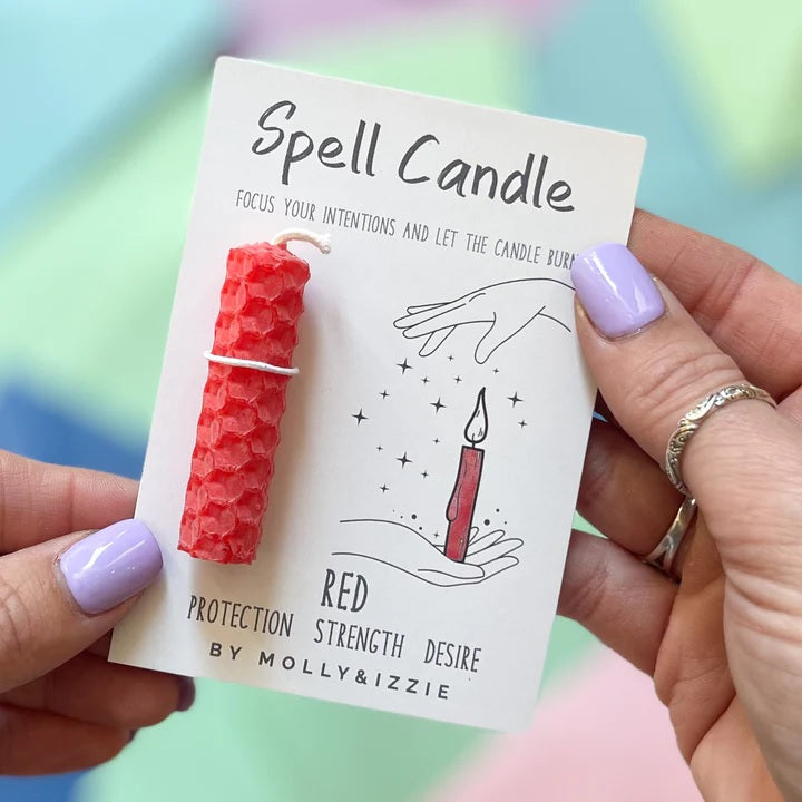 BY MOLLY & IZZIE - Spell Candle - Red