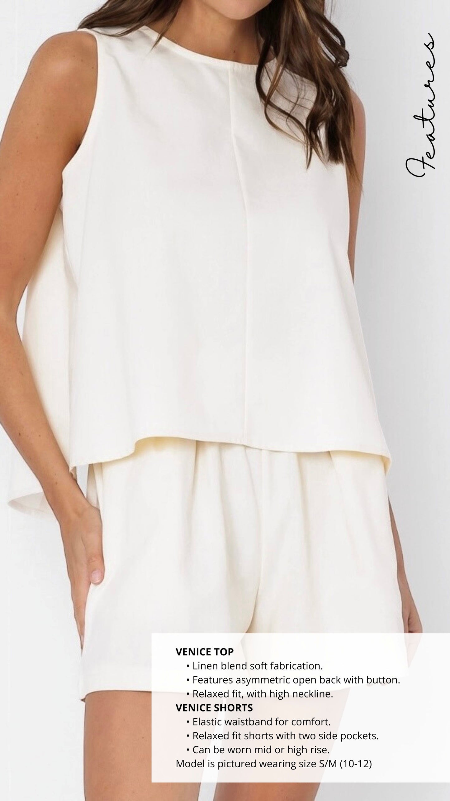 LOVE LILY THE LABEL - Venice Short Set - Cream