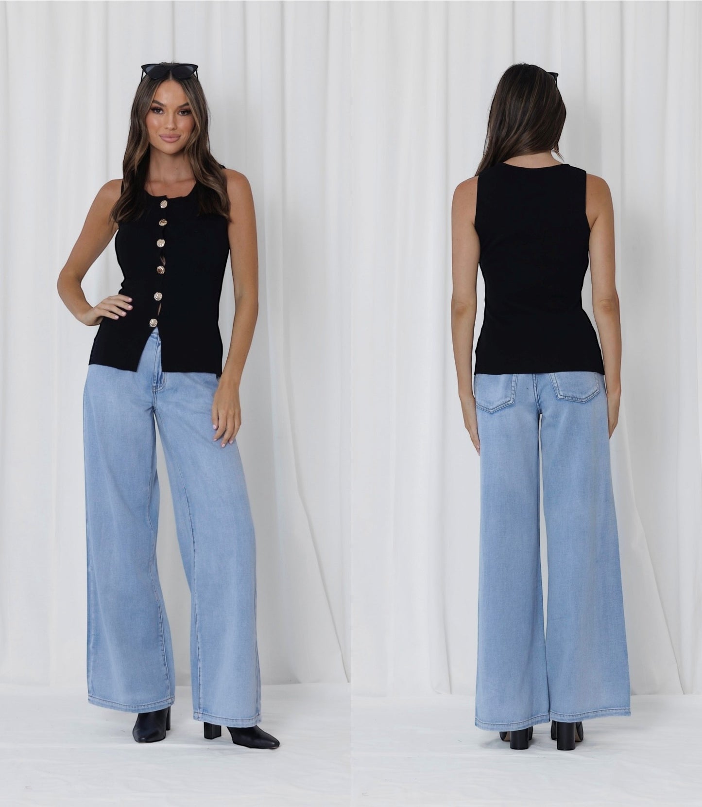 LOVE LILY THE LABEL - Vienna Vest - Black