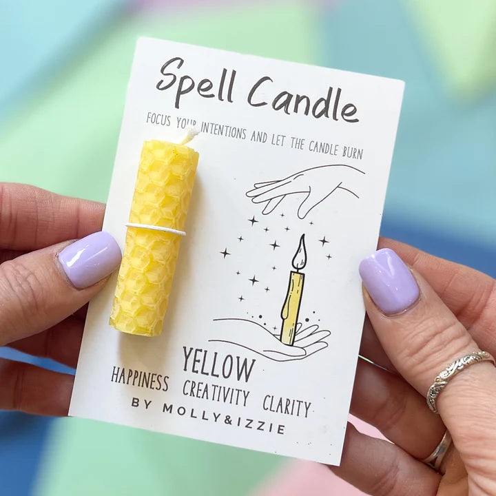 BY MOLLY & IZZIE - Spell Candle - Yellow
