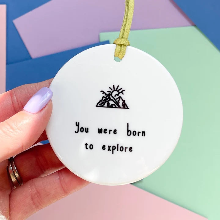 BY MOLLY & IZZIE - Ceramic Disc - select from 10 designs