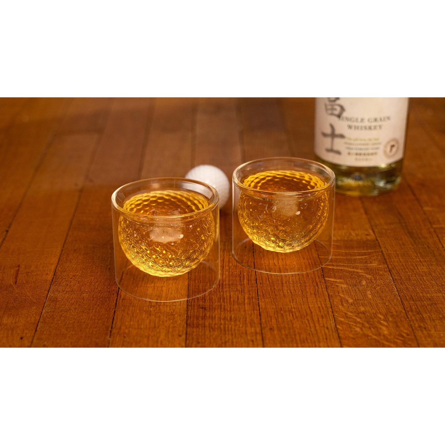 KIKKERLAND - Golf Ball Glasses 2pcs Set