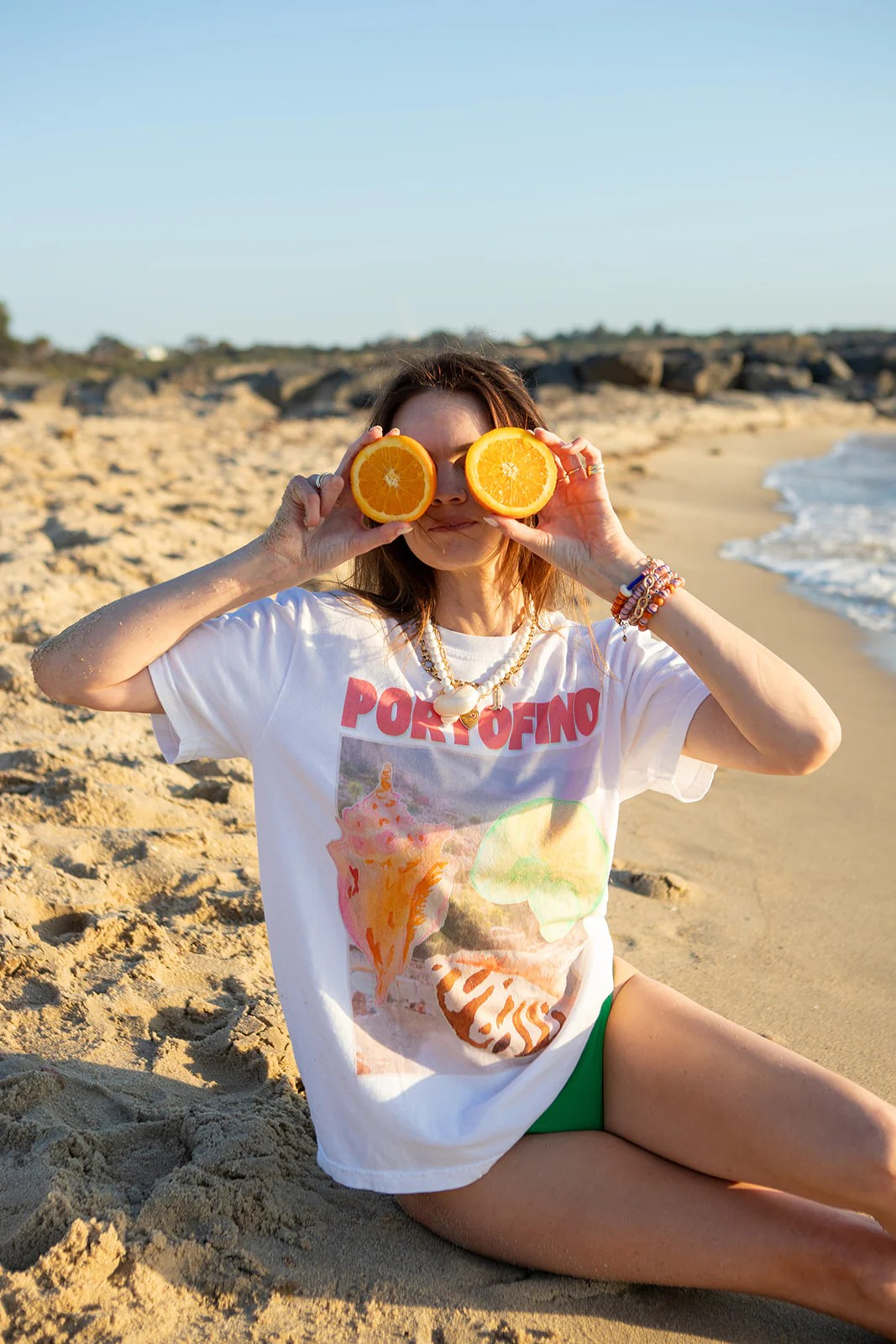MAKU THE LABEL - Portofino - Oversize T-Shirt - White