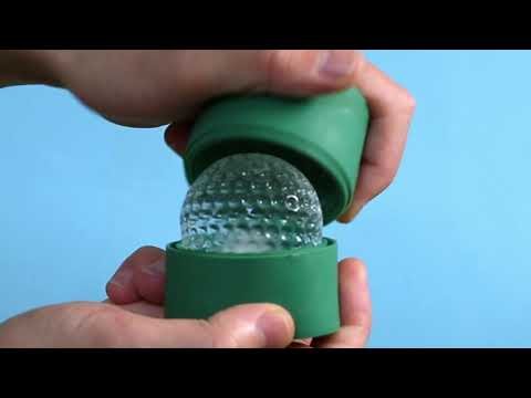 KIKKERLAND - Golf Ball Ice Ball Moulds 2pcs