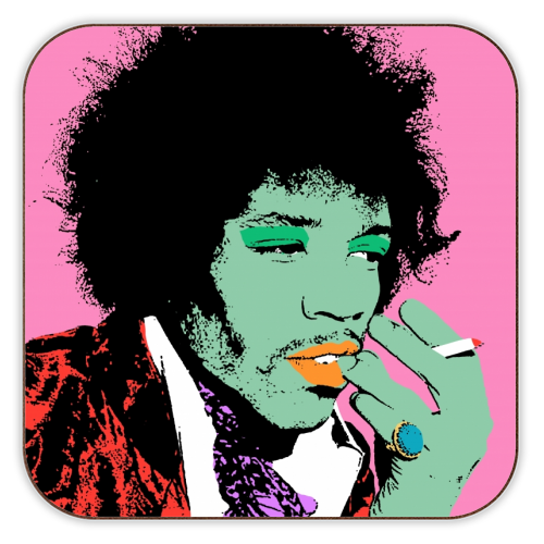 ART WOW - Coaster - "Jimi" by Wallace Elizabeth
