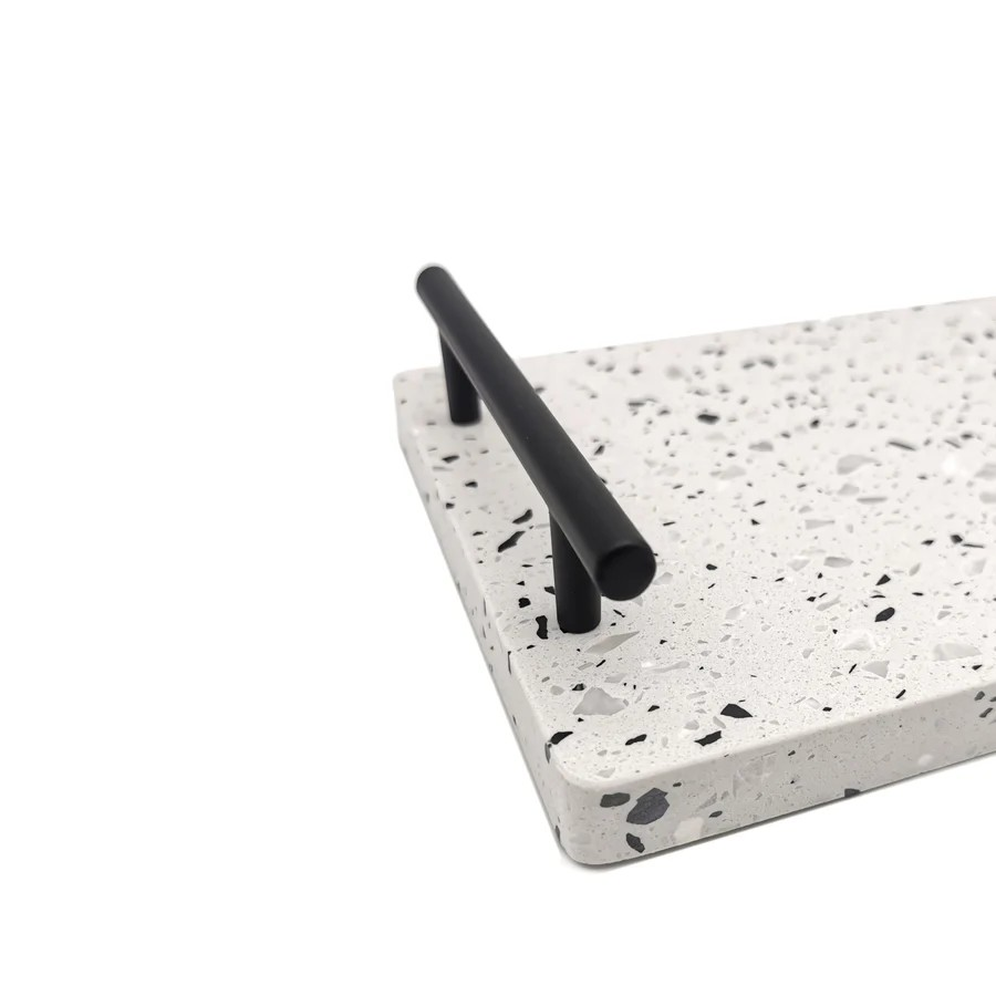 GABEL AND TELLER - Terrazzo Serving Board/Tray - Size: 35 x 18cm