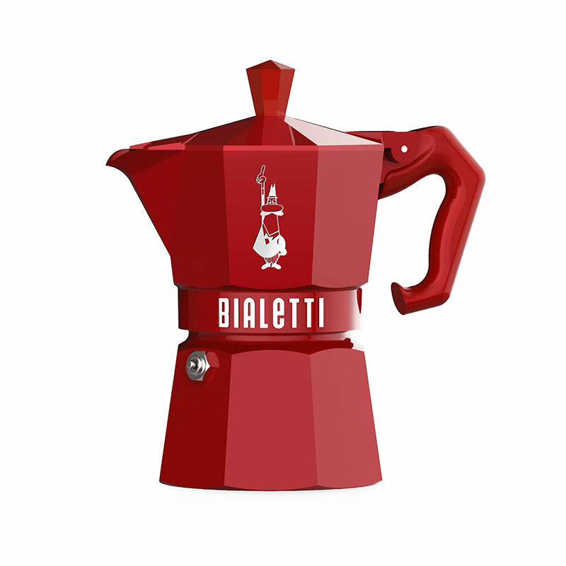 BIALETTI - Moka Exclusive 3 Cup - Red