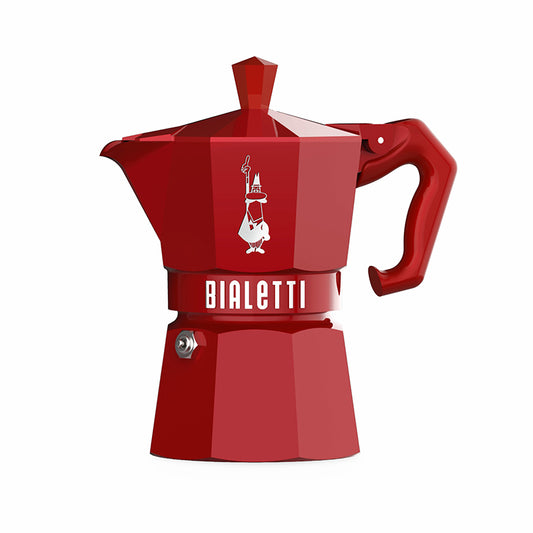 BIALETTI - Moka Exclusive 3 Cup - Red