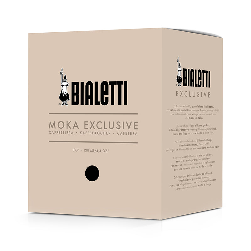 BIALETTI - Moka Exclusive 3 Cup - Black