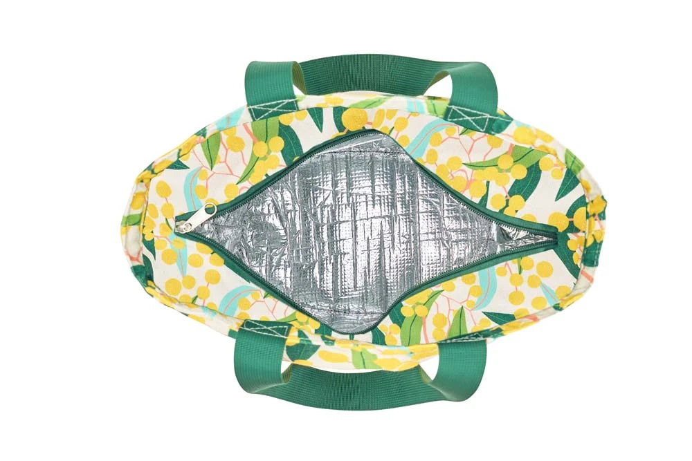 ANNABEL TRENDS - Picnic Wicker Lunch Bag - Golden Wattle