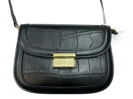 Tripp - Textured Saddle Bag - Black