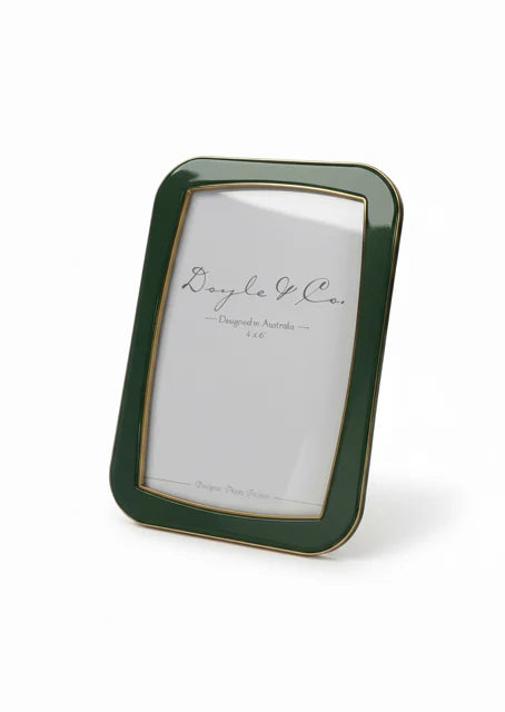 DOYLE & CO - FRAME - Pistachio/Gold Enamel Frame 5x7