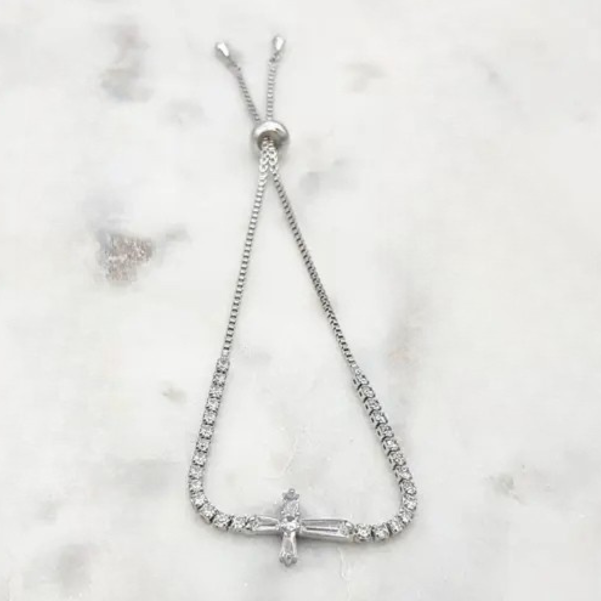 CHRYSALINI - BRACELET - Holy Cross - Rhodium
