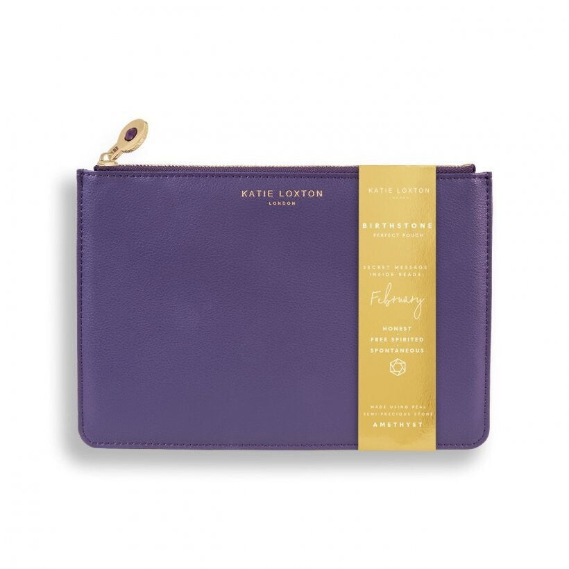 KATIE LOXTON - Birthstone Pouch - February