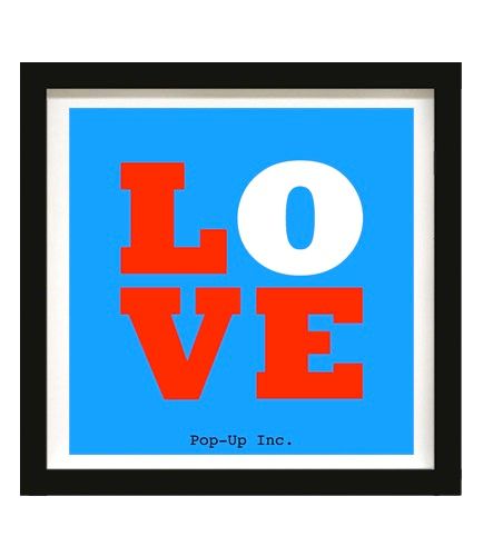 ART SLICE - Love (framed print)