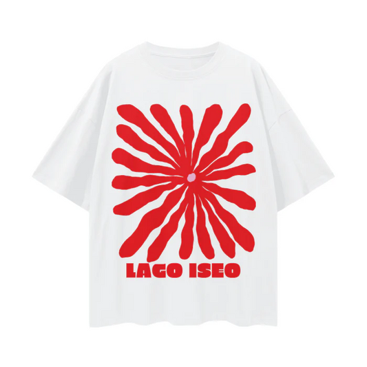 MAKU THE LABEL - Lago Iseo - Full Length T-Shirt - White