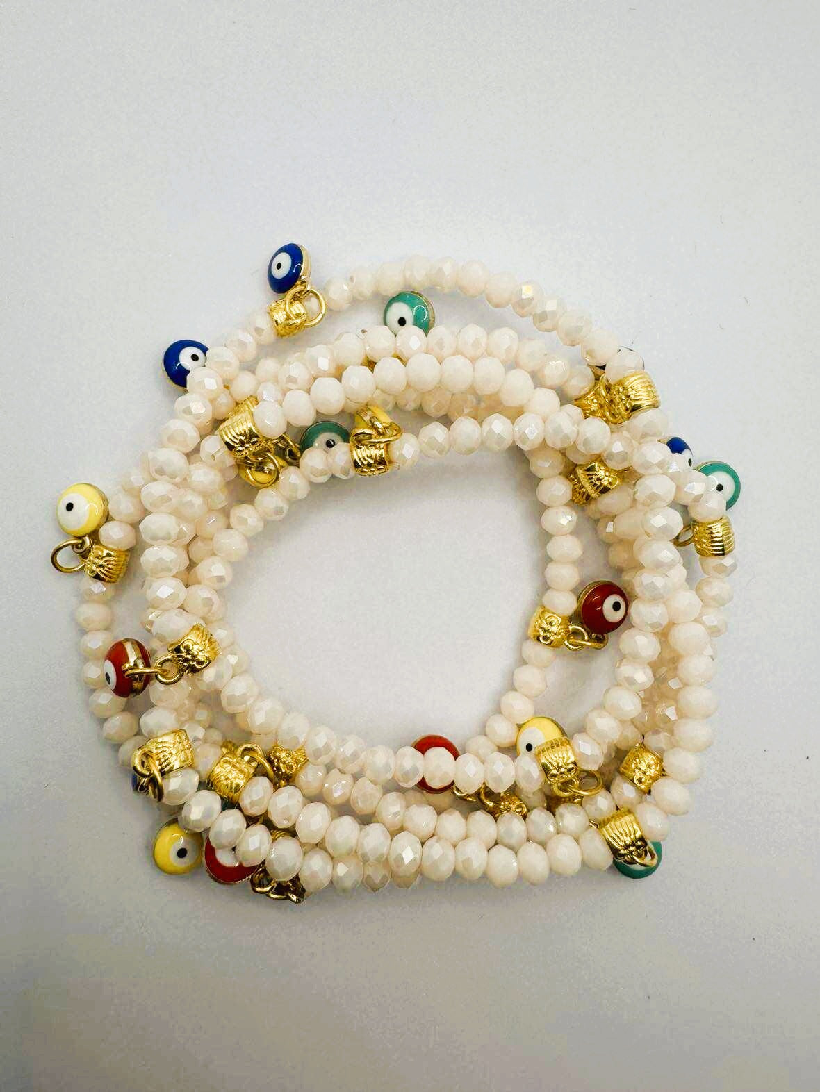 BRACELET - Mati Eye - Peach