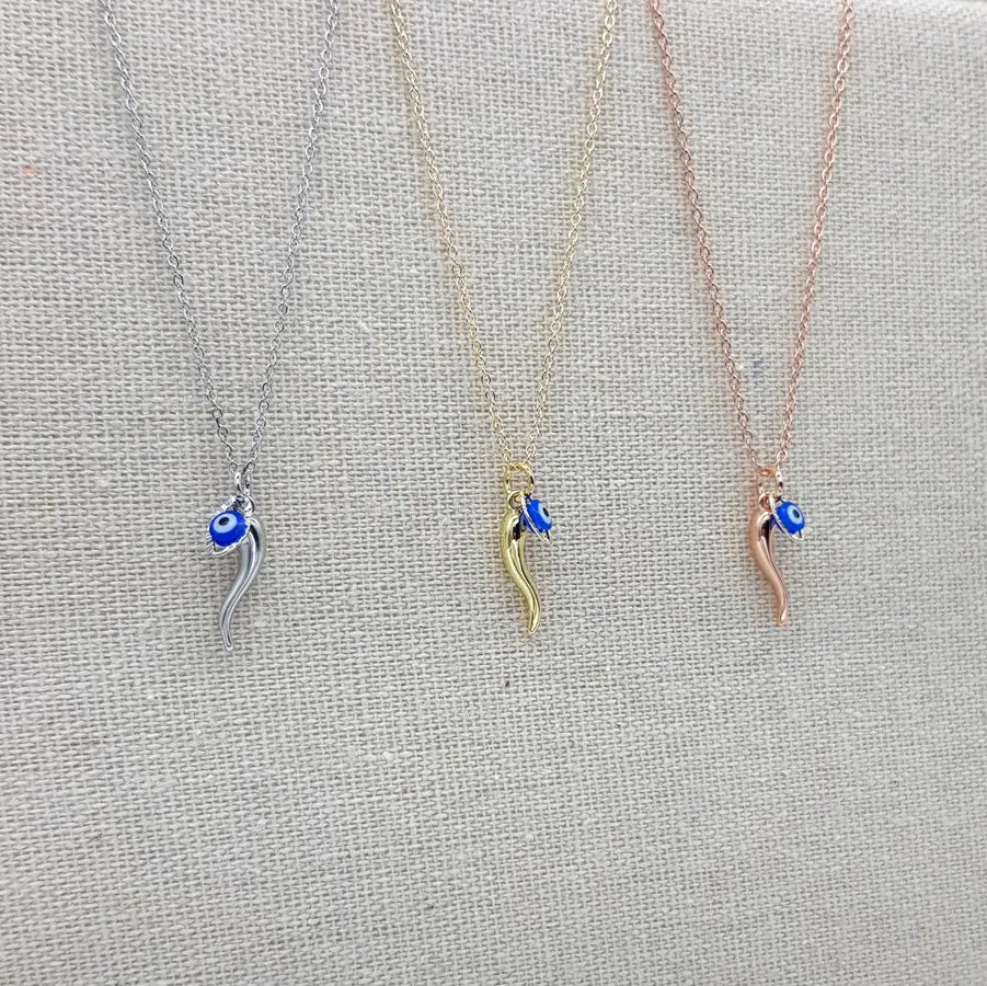 NECKLACE - Mati & Cornicello - Mixed Colours