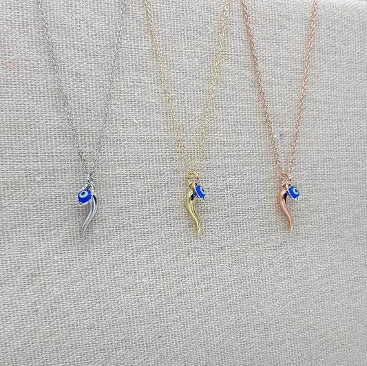 NECKLACE - Mati & Cornicello - Mixed Colours