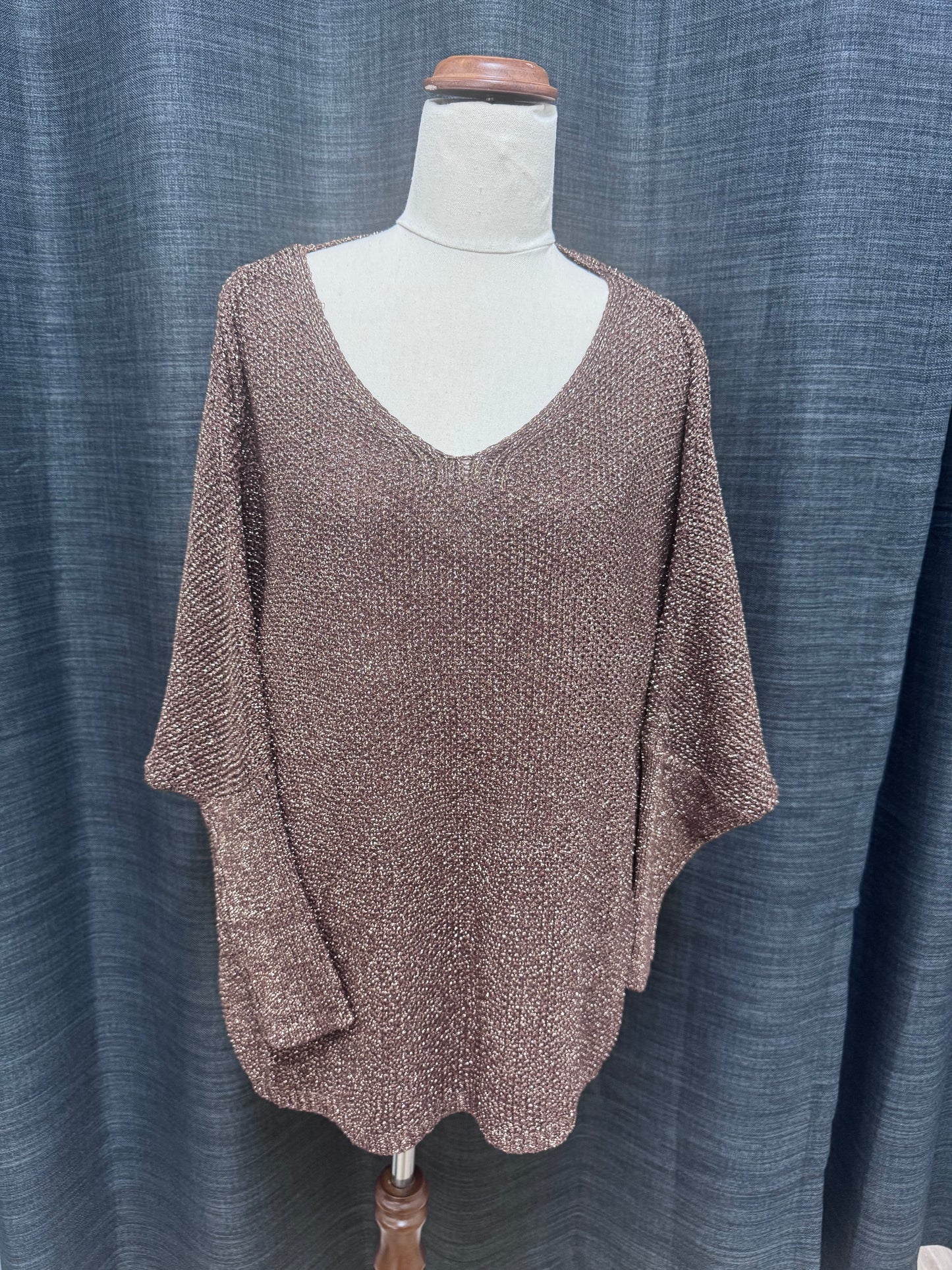 WORTHIER THE LABEL - Lurex Knit - Chocolate